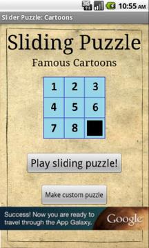 Sliding Puzzle: Cartoons游戲截圖1