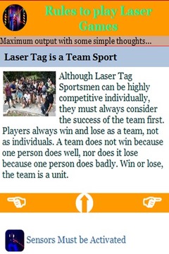 Rules to play Laser Games游戲截圖3