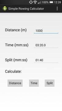 Simple Rowing Calculator游戲截圖2