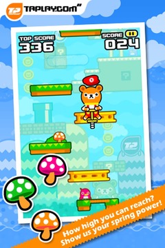 Tappi Bear - Tap Tap Spring游戲截圖2