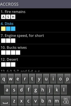 Crossword Puzzle (US) game游戲截圖5