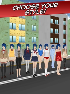 Sakura Kawaii Girl Anime Run游戲截圖3