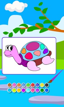 Coloring Happy Turtles游戲截圖3