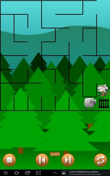 Lamb and Wolf Maze Puzzle游戲截圖2