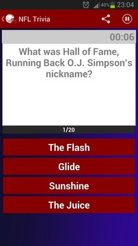 NFL Trivia游戲截圖2