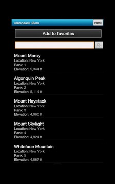 the Adirondack hiking app游戲截圖3