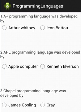 Programming Languages Quiz游戲截圖1