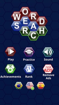 Ca?a Palavras Hexagonal游戲截圖1