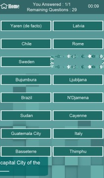 Brain Trivia Country Capitals游戲截圖3
