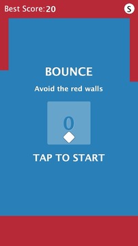 Dot Bounce avoid the red walls游戲截圖1