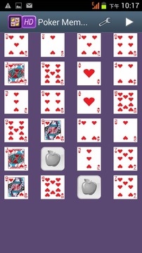 Poker Memory Game游戲截圖3
