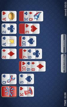 4th of July Solitaire FREE游戲截圖2