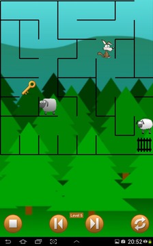 Lamb and Wolf Maze Puzzle游戲截圖3