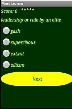 Word Tester Lite游戲截圖3