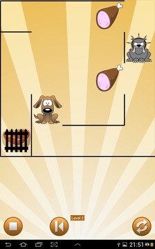 Bulldog find bones Maze puzzle游戲截圖2