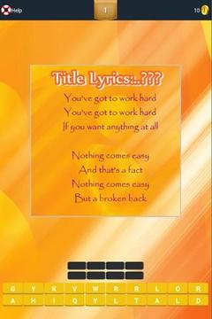 Guess Lyrics: Depeche Mode游戲截圖2