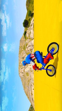 Superheroes Bmx Racing: Bicycle Xtreme Stunts游戲截圖5