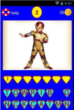 Super Heroes Costume Quiz游戲截圖2