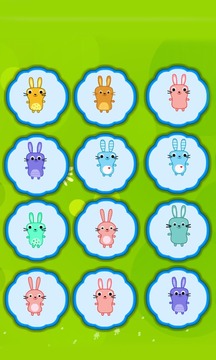 Match Adorable Bunny Pairs游戲截圖2
