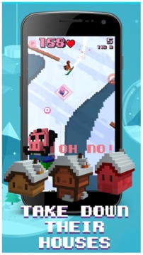 Three Little Pigs: the Snowboard Run游戲截圖3