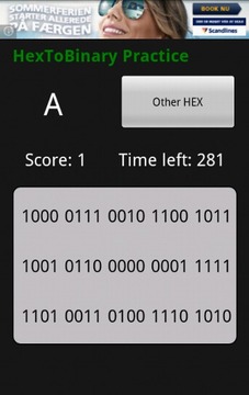 HexToBinary Practice游戲截圖2