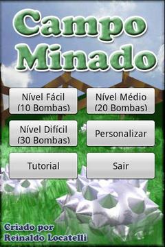 Campo Minado (Minesweeper)游戲截圖1