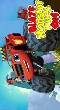 Blaze Monster Truck 4X4 Climb Race游戲截圖3