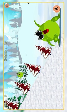 Frogs Can Ski : The Snow Day游戲截圖2