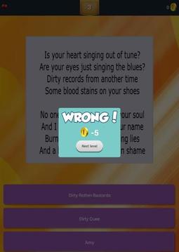 Guess Lyrics: Nirvana游戲截圖5