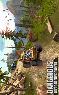 Offroad Monster Truck Hill Adventure 2018游戲截圖2
