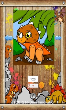 Coloring Board Dinosaurus HD游戲截圖2