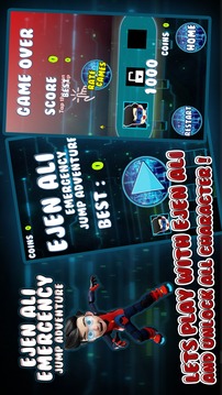Super Ejen Ali Adventure : Emergency Jump游戲截圖2