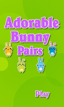 Match Adorable Bunny Pairs游戲截圖1