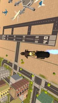 Flying Moto Bike City Ride 3D游戲截圖4