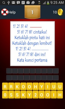 JKT48 Lirik Quiz游戲截圖2