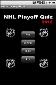 NHL Playoff Quiz 2012游戲截圖1