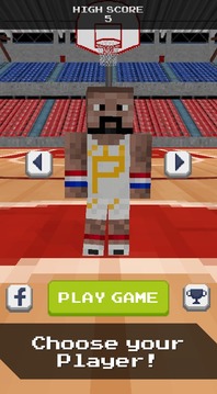 Pixel Basketball - Flick Ball游戲截圖2