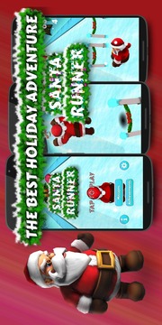 Santa Runner 3D Christmas Dash游戲截圖1
