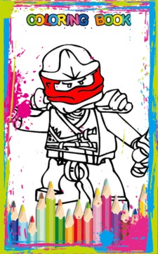 How To Color NinjaGo游戲截圖4