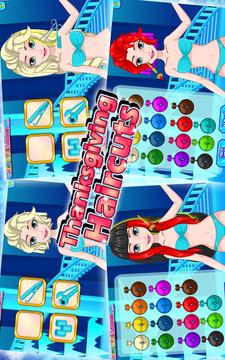 Princess Thanksgiving Haircuts游戲截圖3