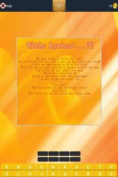 Guess Lyrics: Arctic Monkeys游戲截圖3