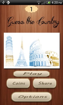 4 Pics 1 Country Quiz游戲截圖1