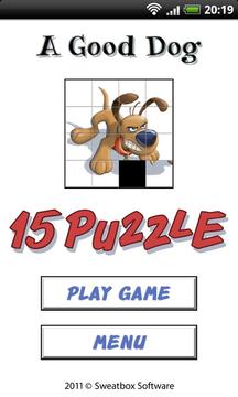 A Good Dog - 15 Puzzle Free游戲截圖1