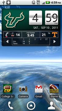 South Florida Bulls Live Clock游戲截圖1