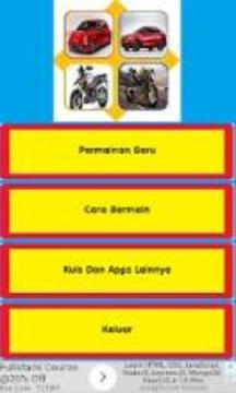Tebak Gambar Mobil Dan Motor游戲截圖4