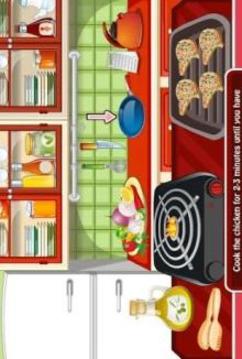 chicken fajitas cooking - cookies girls games游戲截圖4