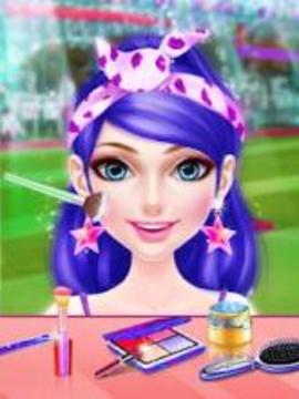 Cheerleader Star Makeover Salon : Indian Cricket游戲截圖4