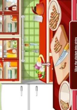 chicken fajitas cooking - cookies girls games游戲截圖2