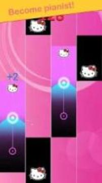 Pink Kitty Piano Tiles 2019游戏截图3