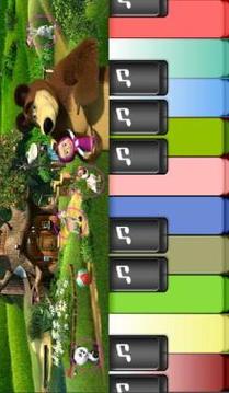 Masha and Bear : Piano Magic Tiles Game For Kids游戲截圖1